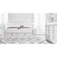 Ashley Chalanna King Upholstered Storage Bed  in White, , large
