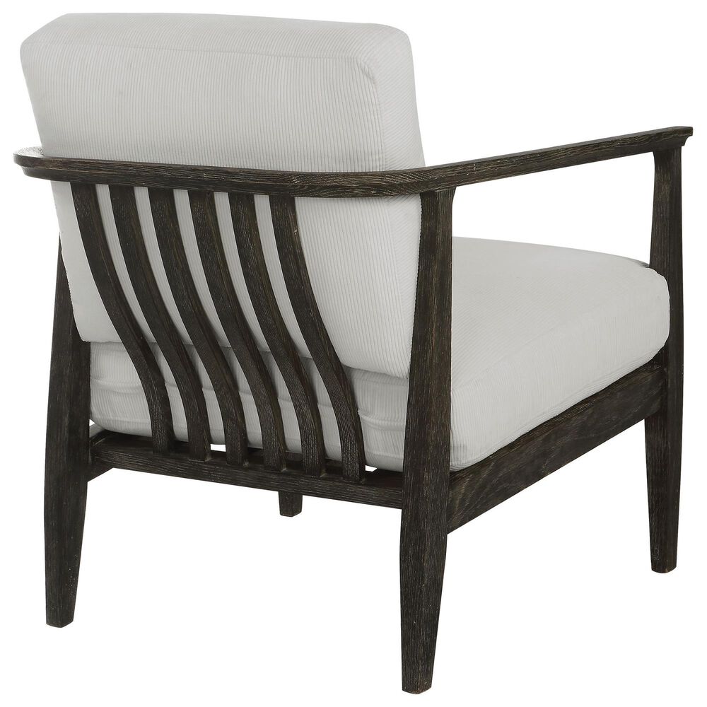 Uttermost Brunei Accent Chair in White, , large
