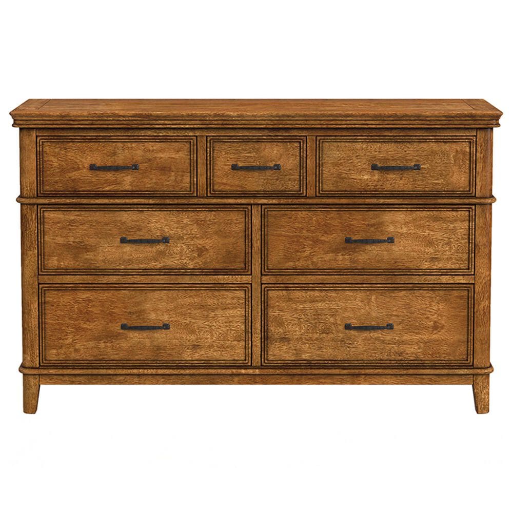 A-America Bandalier 7-Drawer Dresser Only in Warm Russet, , large