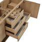 James Martin Vanities Solene 72" Double Bathroom Vanity in Seaside Oak with 3 cm Parisien Bleu Quartz Top and Rectangular Sinks, , large