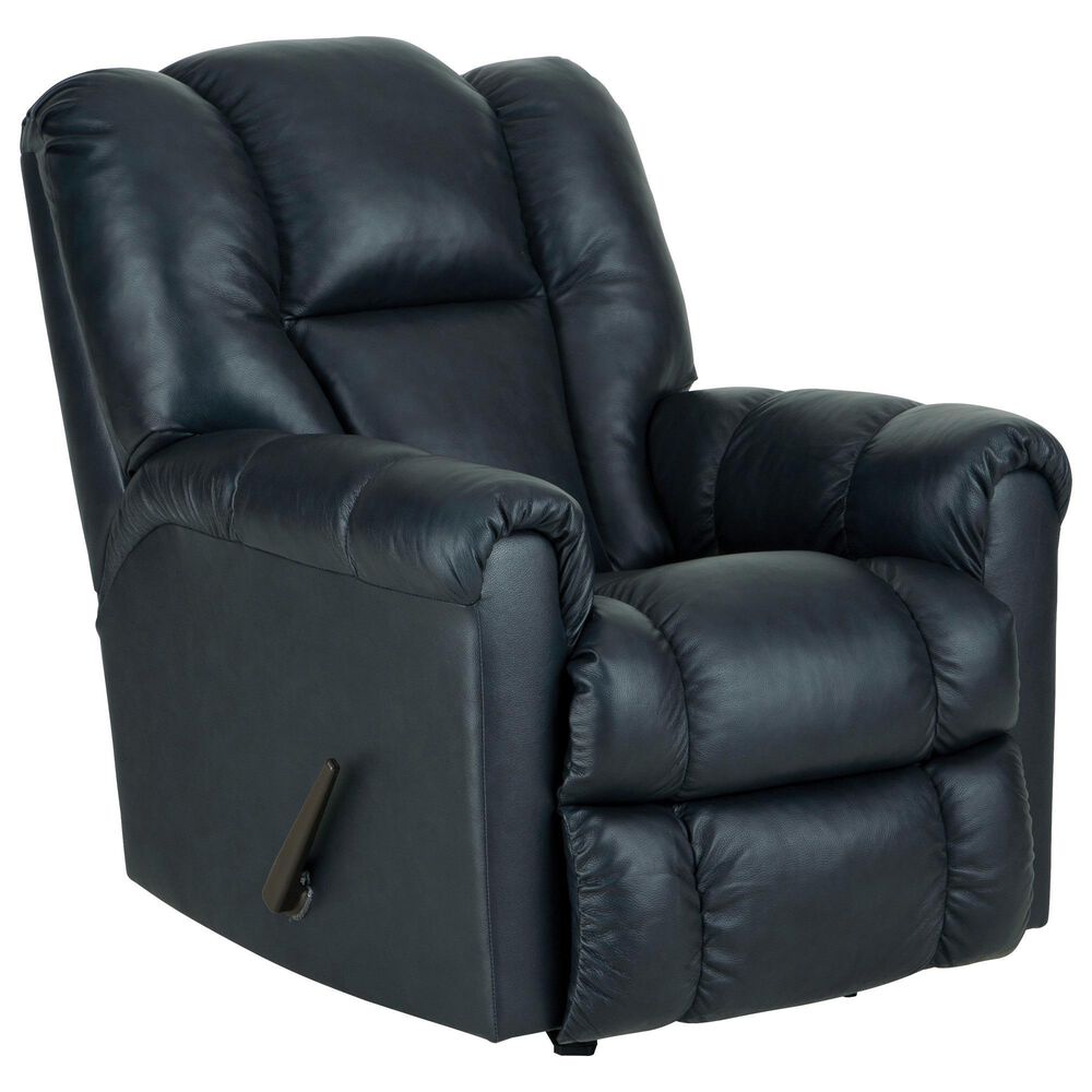 HomeStretch Blaster Manual Rocker Recliner in Navy, , large