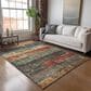 Dalyn Rug Company Nouveau NV6 3" x 5" Fern Indoor/Outdoor Area Rug, , large