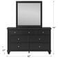 Ashley Lanolee 7-Drawer Dresser with Mirror in Black, , large