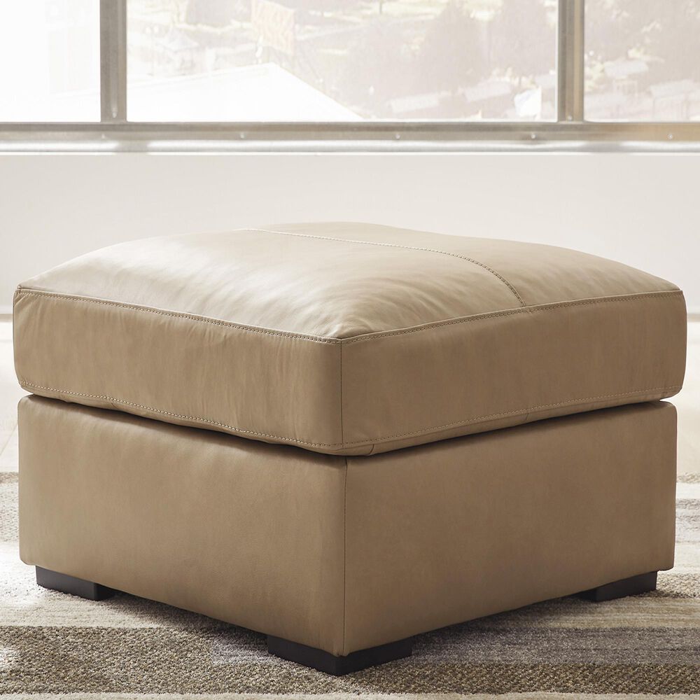 Ashley Bandon Oversized Accent Ottoman in Toffee, , large