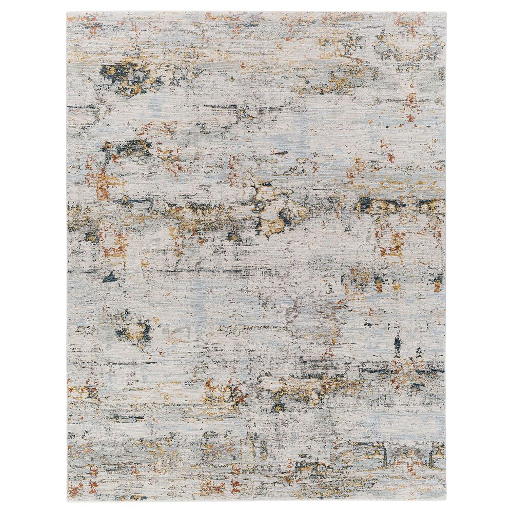Surya Laila 12" x 15" Light Gray, Navy, Teal, Clay and Camel Area Rug, , large