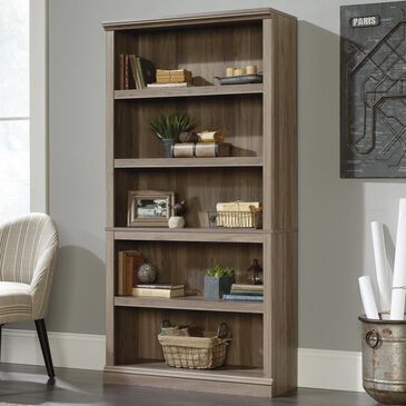 Sauder Select 5-Shelf Bookcase in Salt Oak, , large