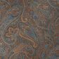 K & K Interiors 20" Square Throw Pillow in Brown and Blue, , large