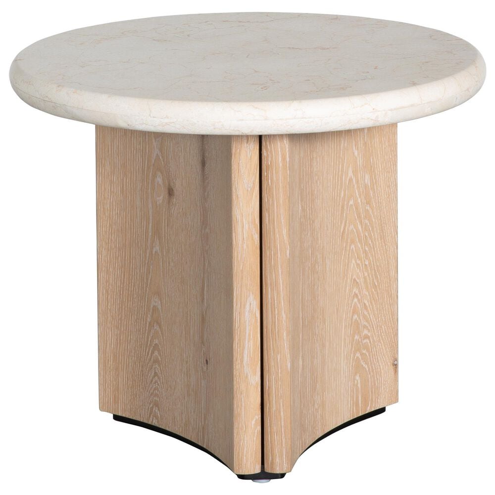 Blue Sun Designs Oja End Table in Natural and Cream, , large