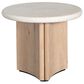 Blue Sun Designs Oja End Table in Natural and Cream, , large