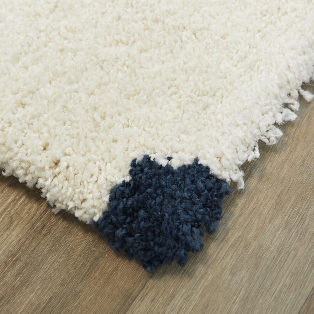 Balta Rugs Clouds 5&#39;3&quot; x 7&#39; Navy Kids Area  Rug, , large