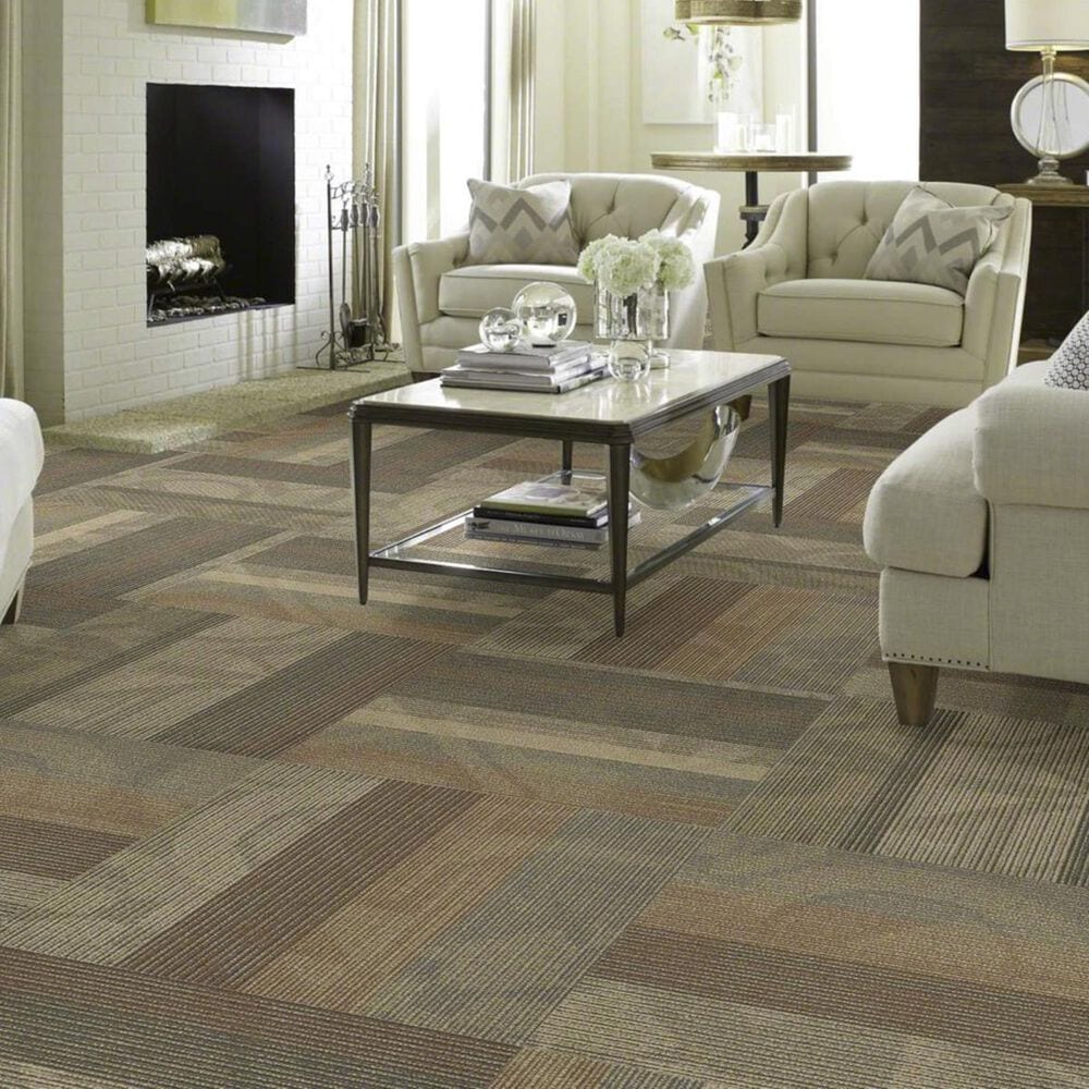 Shaw Feedback 24&quot; x 24&quot; Carpet Tile in Receiver, , large