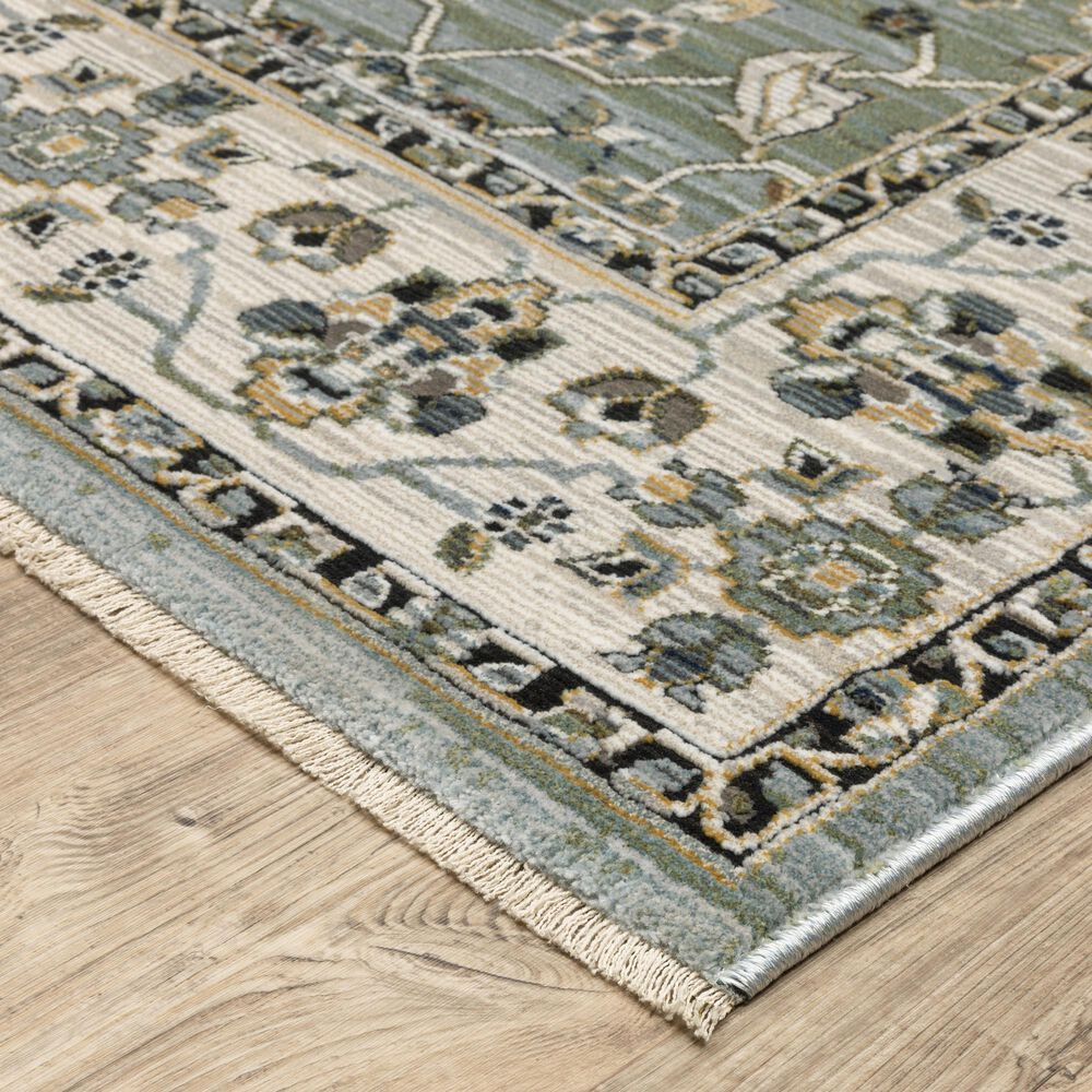 Oriental Weavers Keira KEI07 Blue and Green 6&#39;7&quot; x 9&#39;6&quot; Area Rug, , large