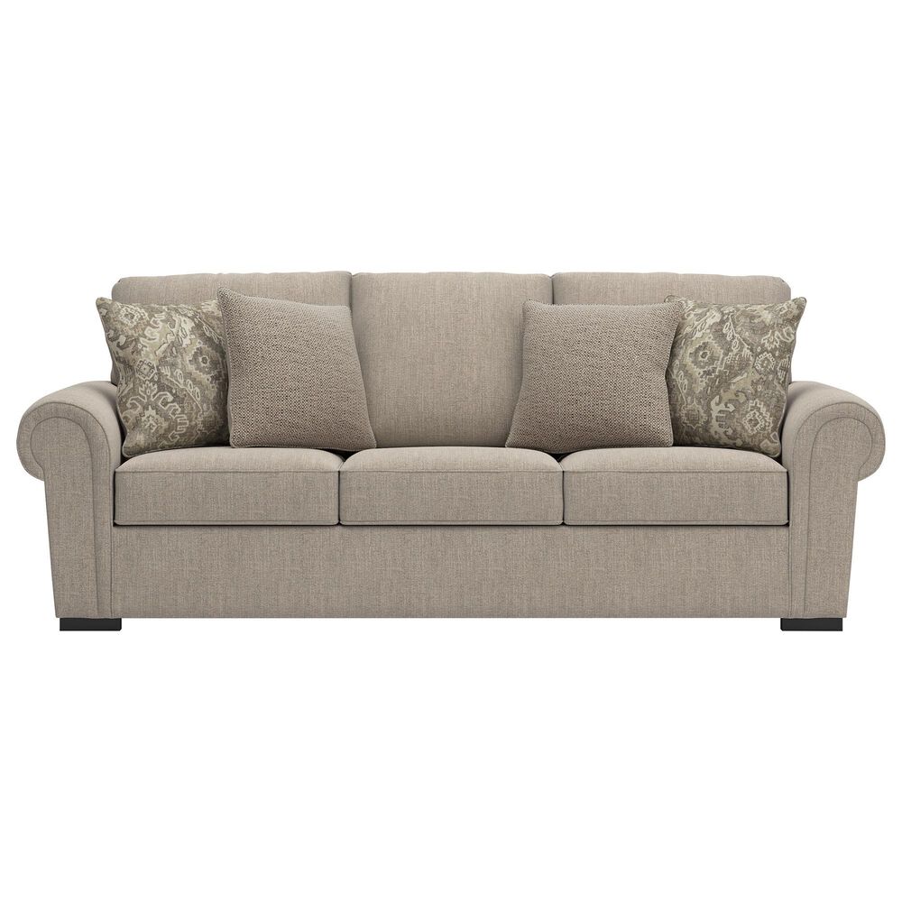 Ashley Sararose Stationary Sofa in Heather, , large