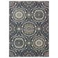 Oriental Weavers Richmond 008E 12" x 15" Navy and Ivory Area Rug, , large
