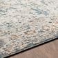 Surya Presidential Ice Blue, Blue, Dusty Sage, Saffron, Ivory, Wheat, Orange, Light Olive, Gray and Charcoal 11"6" x 15"6" Area Rug, , large