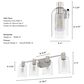 Hunter Lochmeade 4-Light Vanity in Brushed Nickel, , large