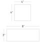 Soho Studio Serena Taupe 4" x 4" Ceramic Tile, , large