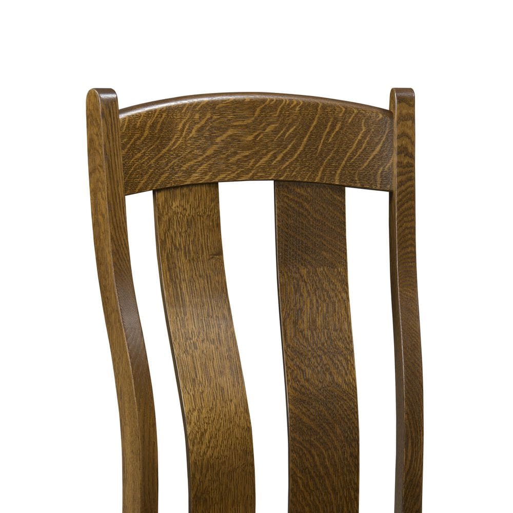 Trailway Llc Fort Knox Side Chair in Rustic Quartersawn White Oak, , large