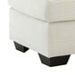Ashley Greenbriar Ottoman in Ivory, , large