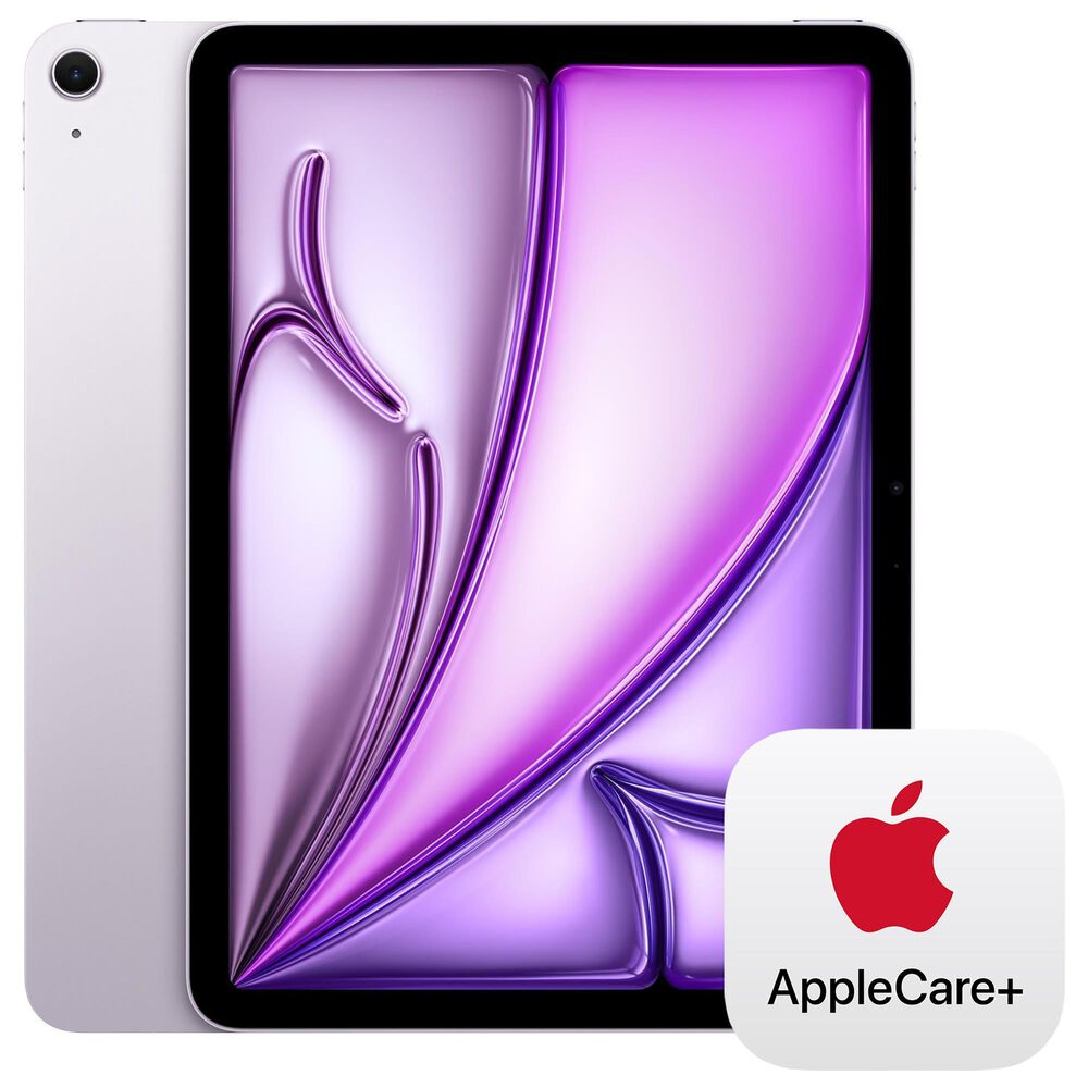 Apple iPad Air 11-Inch M3 chip with Wi-Fi only - 128GB in Purple and 2-Year AppleCare+, , large