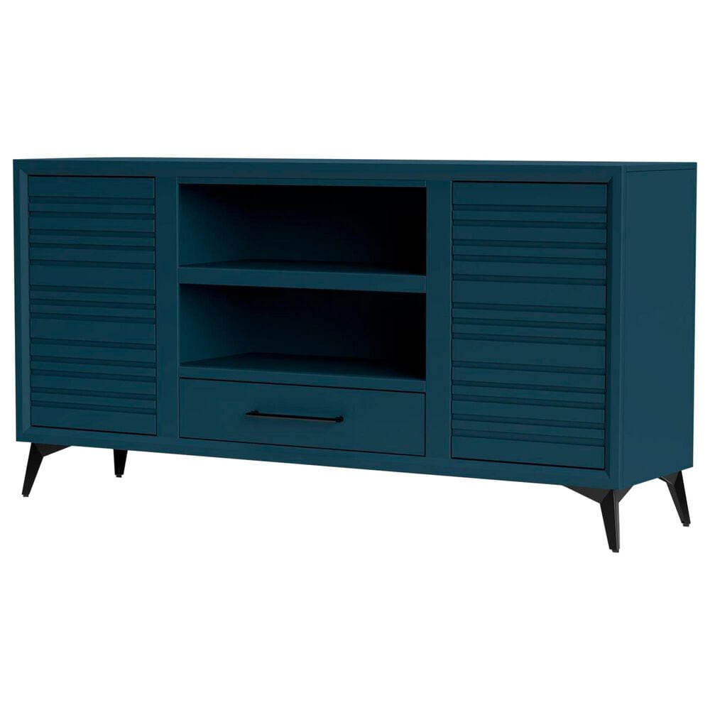Legends Home Malibu 64" TV Console in Denim Blue, , large