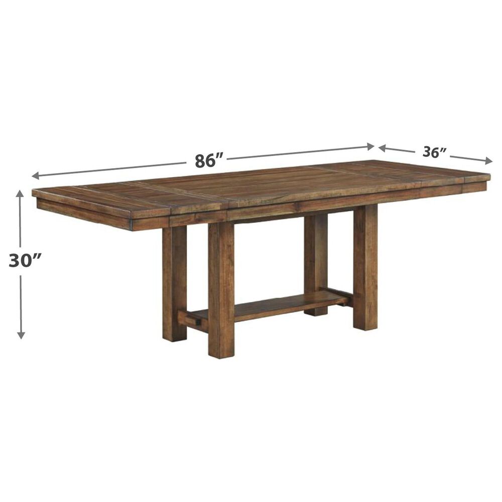 Ashley Moriville Dining Extension Table in Grayish Brown - Table Only, , large