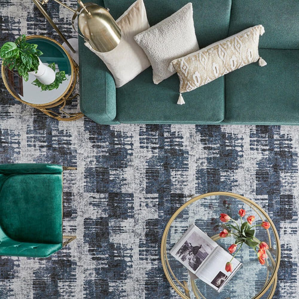 Masland Gabrielle Carpet in Indigo, , large