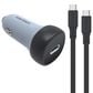 Ventev Ultrafast USB-C Universal Car Charger and Cable in Dark Gray, , large