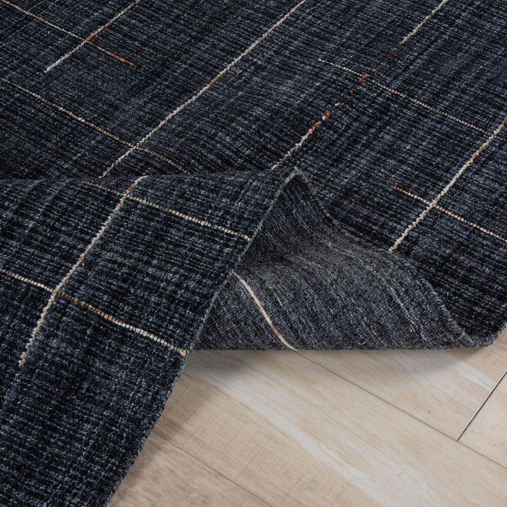 RIZZY Kiki Charcoal, Rust, Beige and Ivory 2'6" x 8' Runner, , large