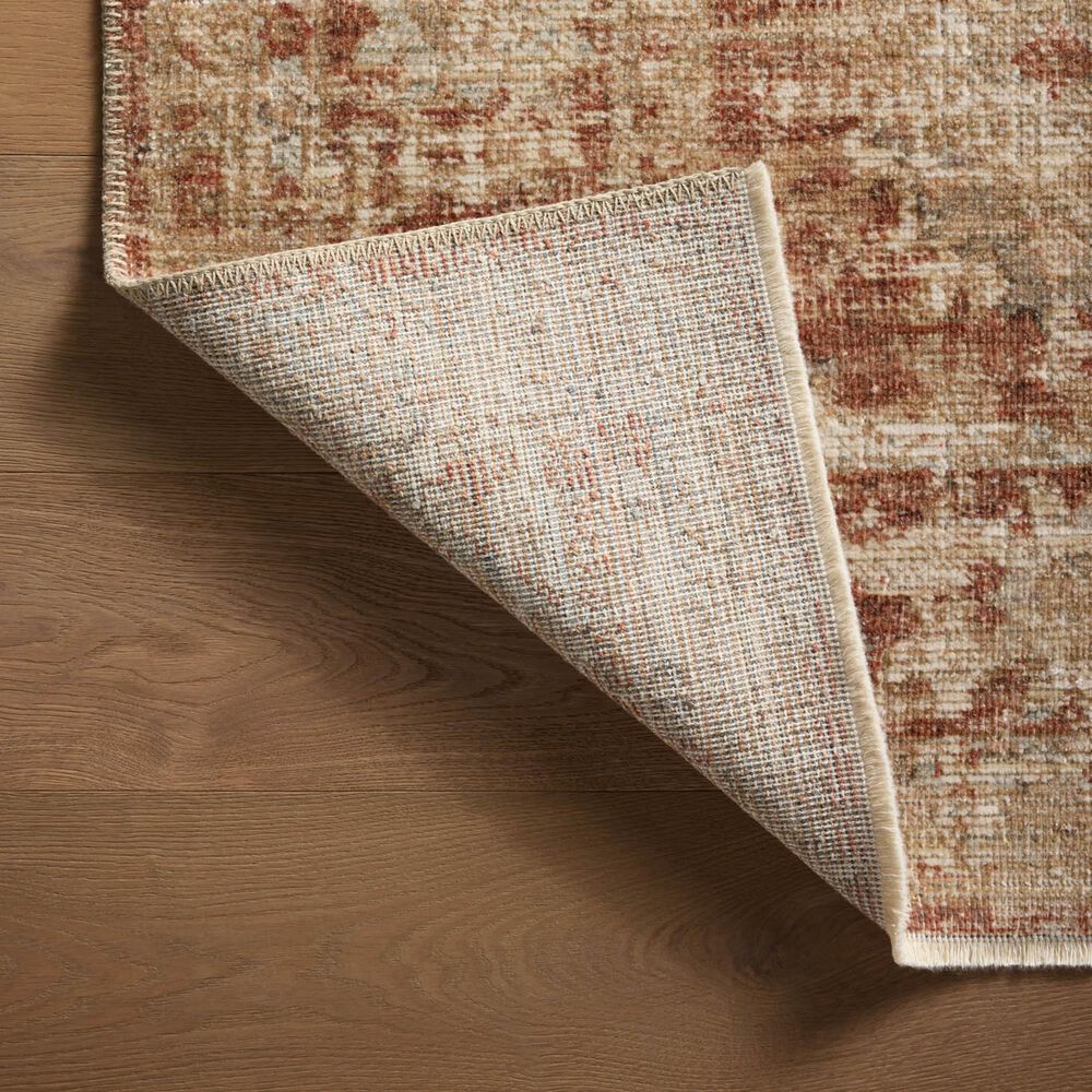 Loloi Heritage 3&#39; x 5&#39; Brick and Multicolor Area Rug, , large