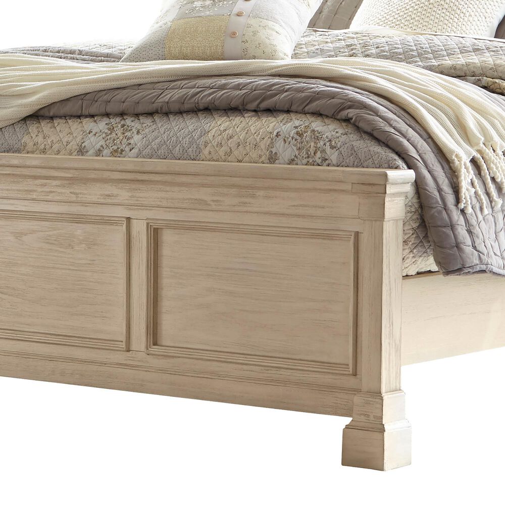 Signature Design By Ashley Bolanburg King Louvered Bed In Antique White Nebraska Furniture Mart Ashley Bolanburg King Louvered Bed, Bolanburg King Bed