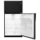Whirlpool 20.5 Cu. Ft. Top Freezer Refrigerator in Black, , large