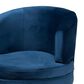 Baxton Studio Baptiste Accent Chair in Navy Blue, , large