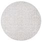 Safavieh Webster WBS314G 6"7" Round Grey and Beige Area Rug, , large
