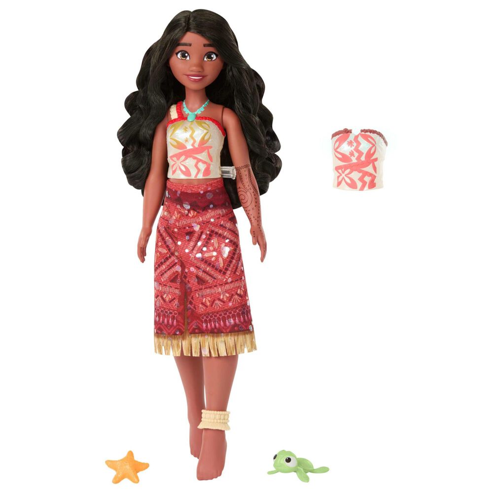 Barbie Swimming Tautai Moana Fashion Doll with Accessories in Multicolor, , large