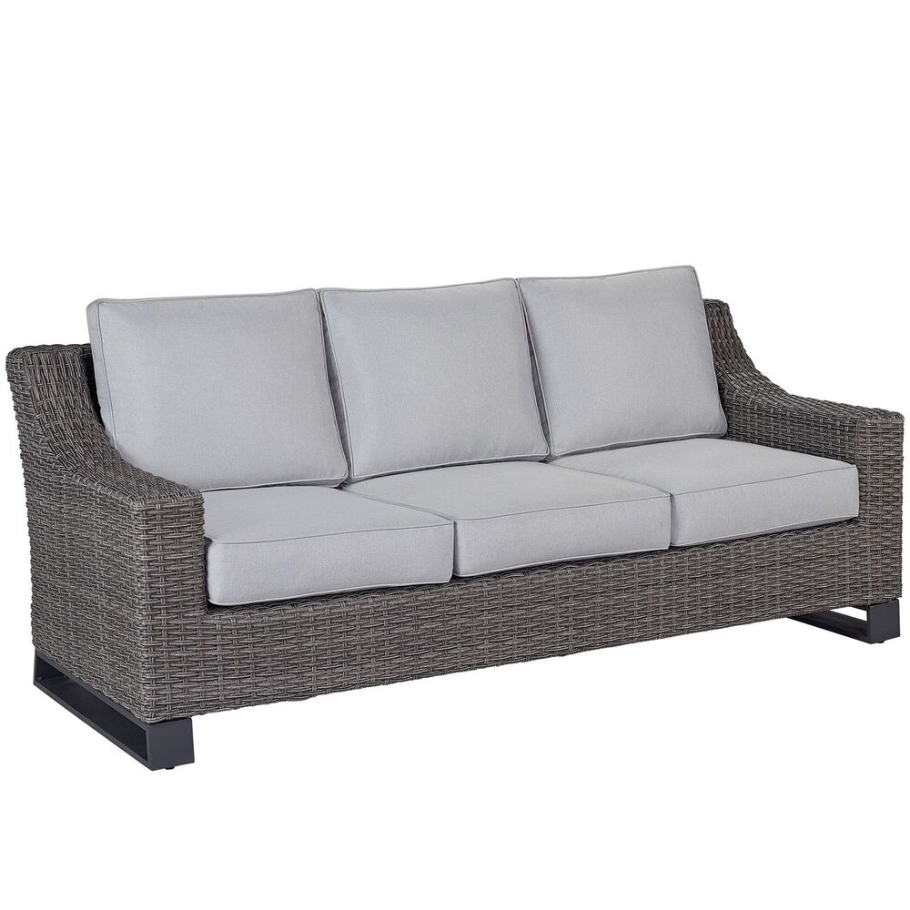 Plank and Hide Addison 5-Piece Conversation Set in Textured Grey/Smoke, , large