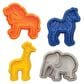 Mrs. Anderson"s Baking Animal Cracker Cookie Cutters in Blue, Orange and Yellow (Set of 4), , large