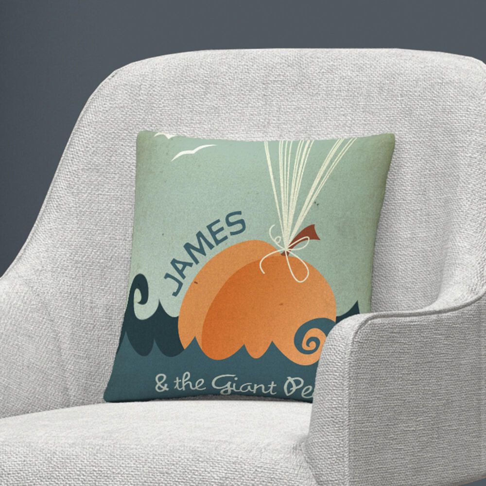 Timberlake Megan Romo 'James and the Giant Peach' 16 x 16 Decorative Throw Pillow, , large