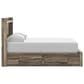 Ashley Elbrin Queen Storage Bed in Weathered Brown, , large