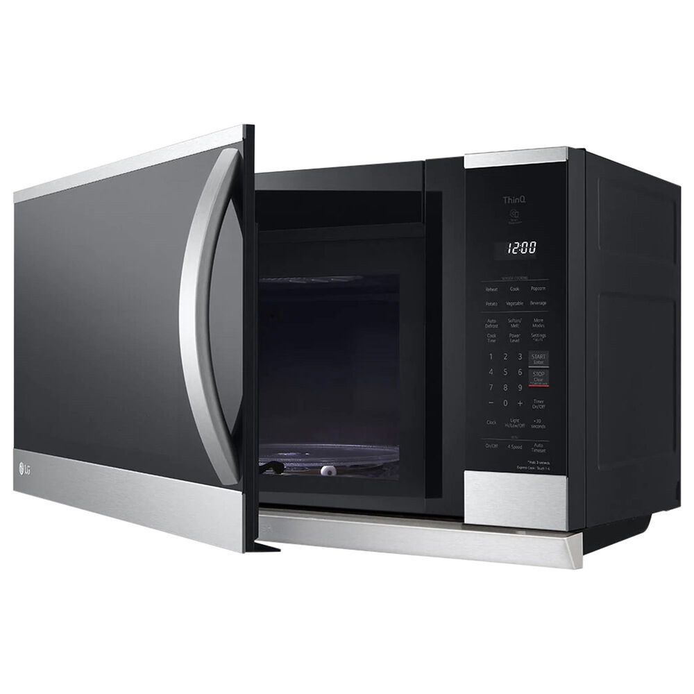 LG 2.1 Cu. Ft. Over-the-Range Microwave Oven with ExtendaVent 2.0 in Stainless Steel, , large