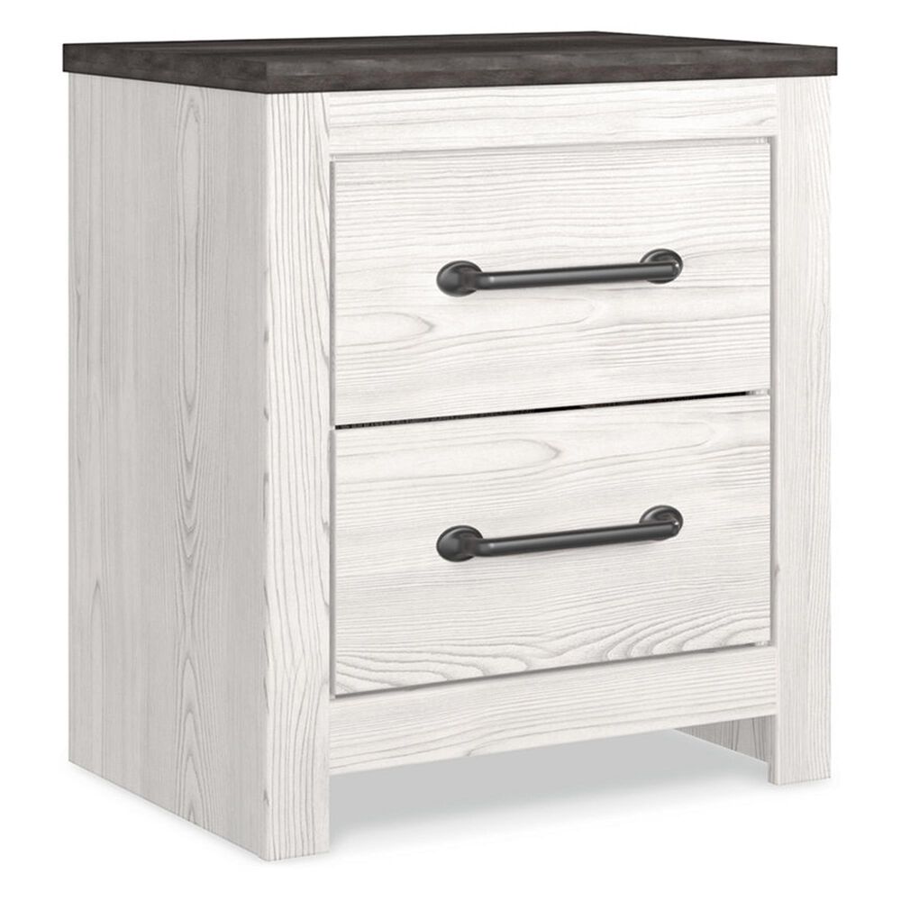 Ashley Gerridan 3-Piece King Bedroom Set with Nightstand in White and Gray, , large