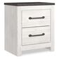Ashley Gerridan 3-Piece King Bedroom Set with Nightstand in White and Gray, , large