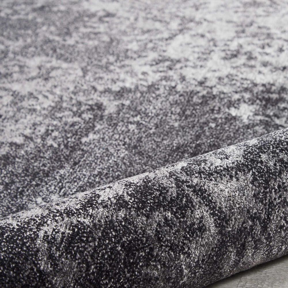 Nourison Silk Shadows 5&#39;6&quot; x 7&#39;5&quot; Graphite Area Rug, , large