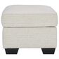 Ashley Cashton Ottoman in Snow, , large