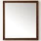 James Martin Vanities Glenbrooke 36" Rectangular Mirror in Mid-Century Walnut, , large
