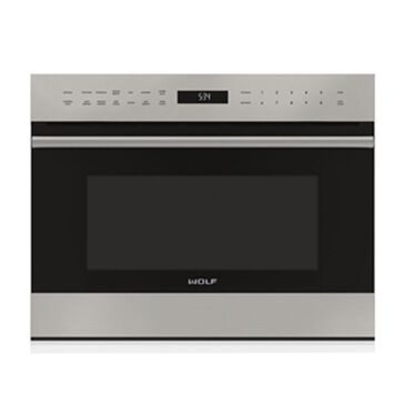 Wolf 24" Built-In Transitional Microwave Oven in Stainless Steel, , large