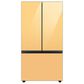 Samsung Bespoke 3-Door French Door Refrigerator Bottom Panel in Sunrise Yellow Glass, , large