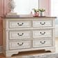 Ashley Realyn Youth Dresser in Chipped White, , large