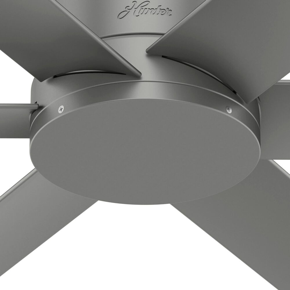 Hunter Kennicott 44&quot; Outdoor Ceiling Fan in Matte Silver, , large