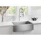 Blanco Quatrus 32" R15 Apron Super Single Farmhouse Kitchen Sink in Refined Brushed, , large